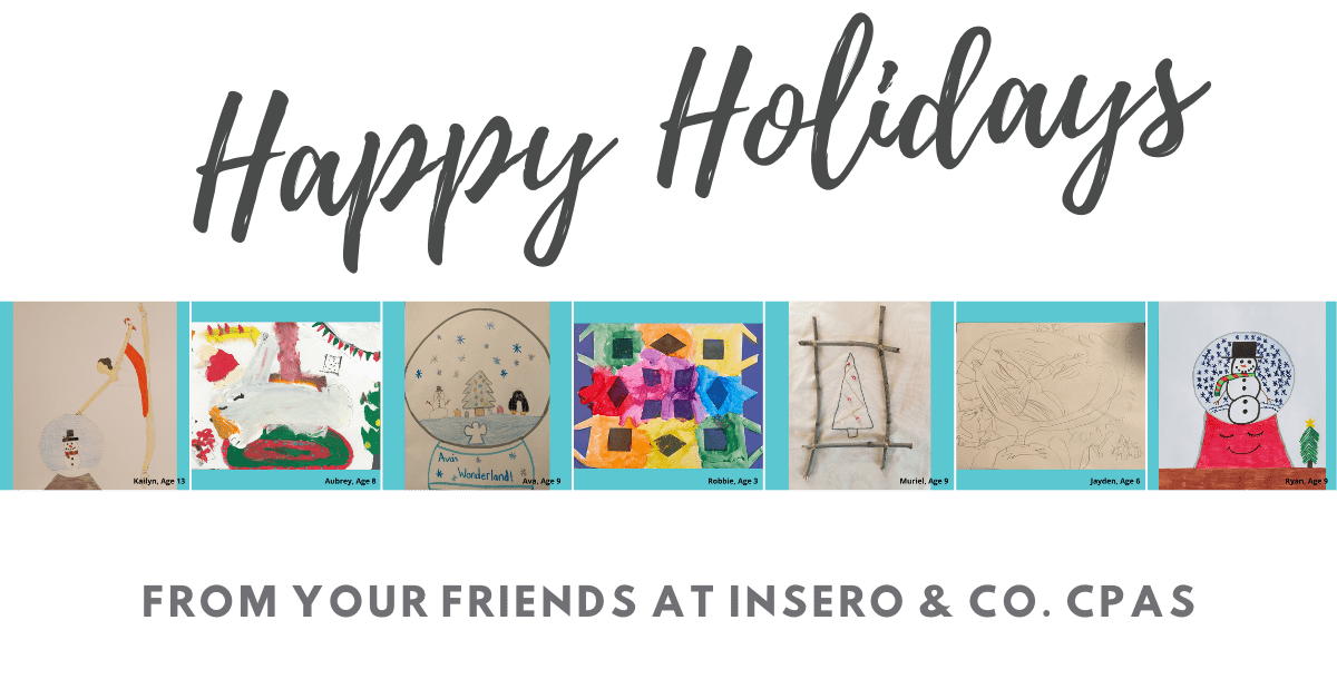 Happy Holidays from Your Friends at Insero & Co. CPAs