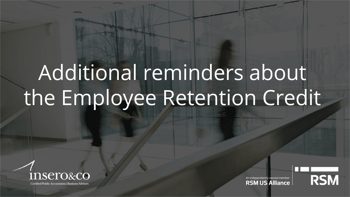 Employee Retention Credit