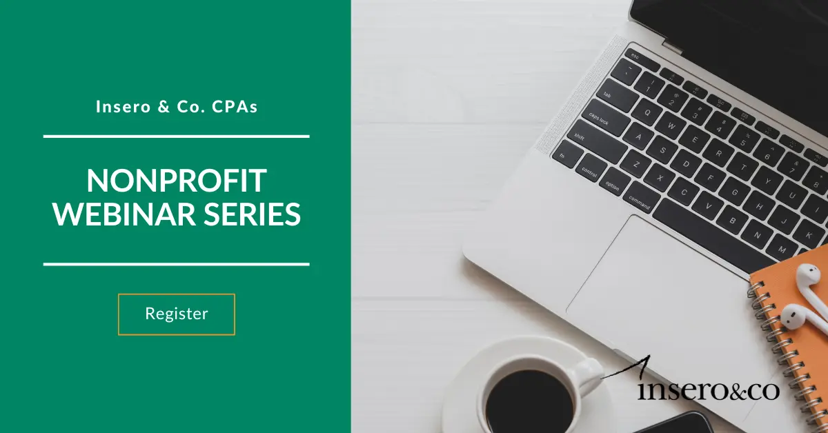 nonprofit webinar series register