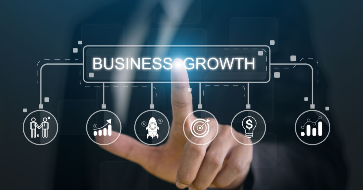 business growth strategy chart