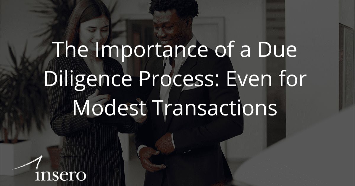 importance of due diligence processes