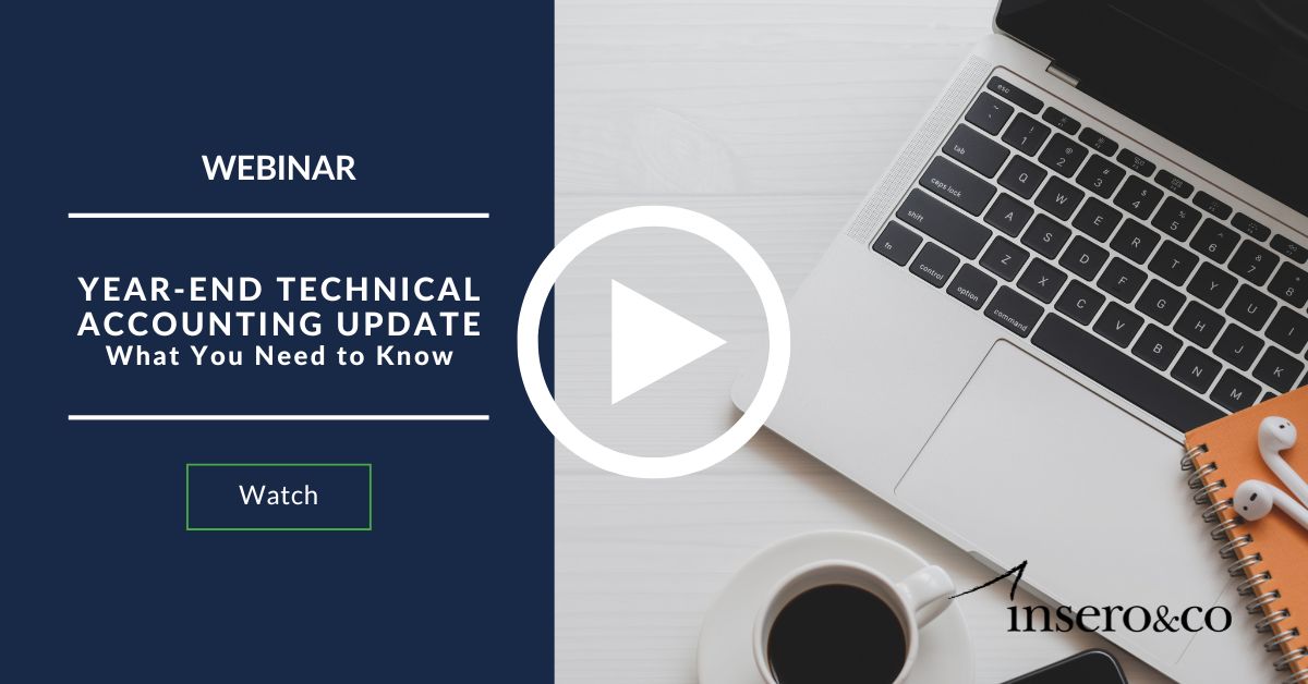 year-end technical accounting update watch now